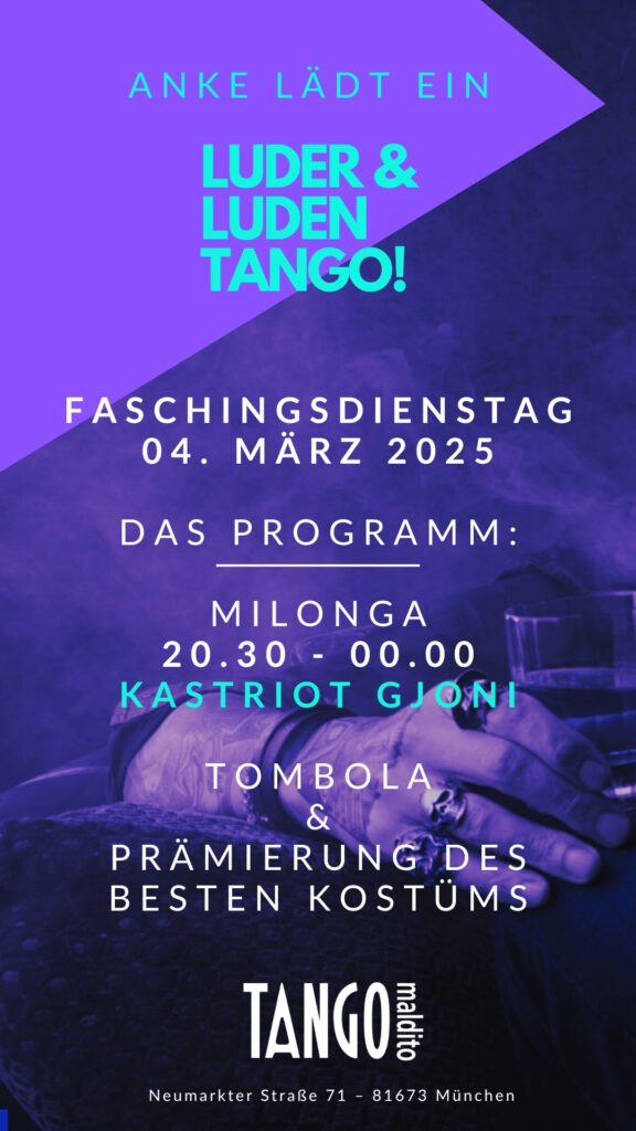 TANGO maldito Fasching 2025